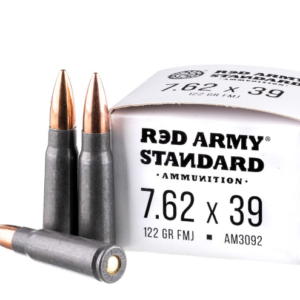 20 Rounds of 122gr FMJ 7.62x39 Ammo by Red Army Standard