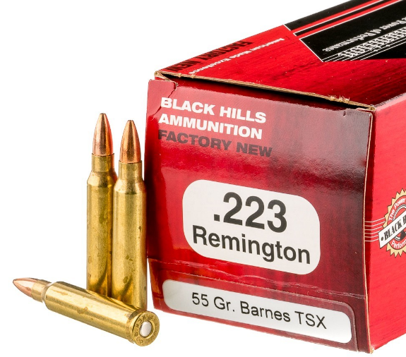 50 Rounds of 55gr TSX .223 Ammo by Black Hills Ammunition