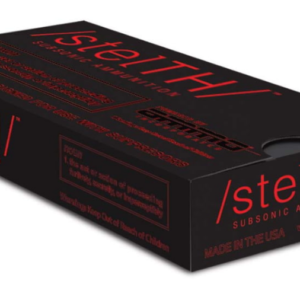 Ammo, Inc. StelTH .300 AAC Blackout 220 grain Expanding Subsonic Brass Cased Centerfire Rifle Ammunition 300B220EXPD-STL Caliber: .300 AAC Blackout, Number of Rounds: 20