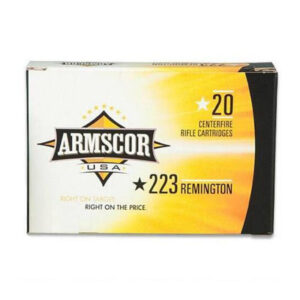 Armscor USA .223 Remington Ammunition 20 Rounds Hornady V-Max 55 Grains F AC 223-5N