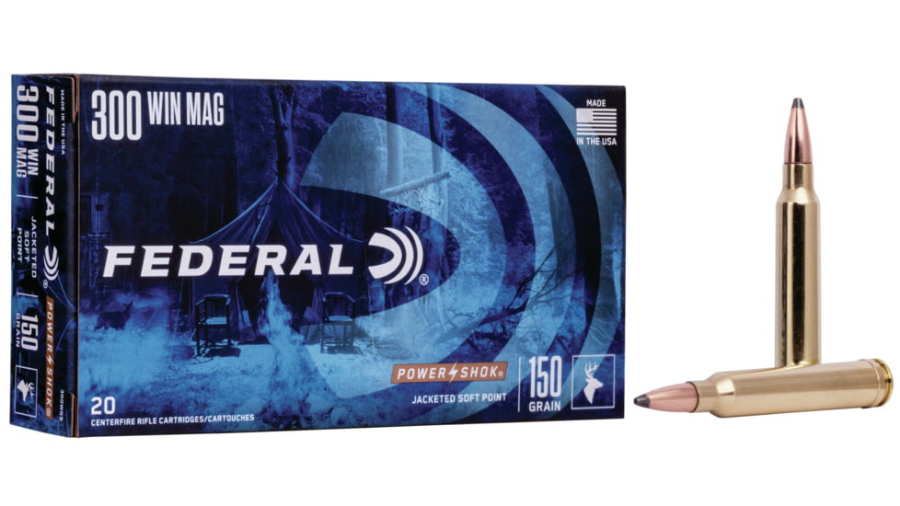 Federal Premium Power Shok 300 Winchester Magnum 150 Grain Jacketed 