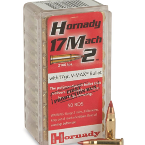 Hornady Rimfire, .17 Mach 2, Polymer-tipped V-Max, 17 Grain, 1,000 Rounds